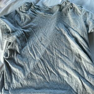 Time and Tru Women's Gray Short Sleeve Tee